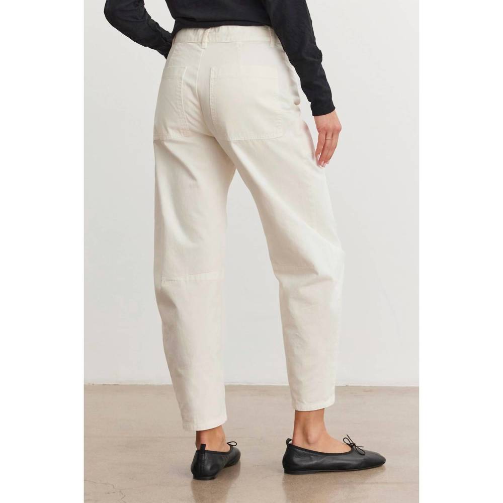 NEW VELVET BY GRAHAM & SPENCER brylie pant shale in ivory - Picture 3 of 6